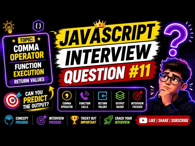 JavaScript Interview Question #11 That Confuses 95% of Developers | Predict the Output