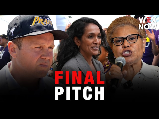 Karen Bass, Spencer Pratt, and Nithya Raman make final pitch to Los Angeles voters