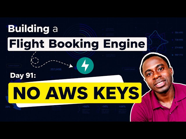 Replacing Static AWS Keys with OIDC | GitHub Actions + Terraform | Flight Booking Engine | Day 91