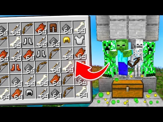 The Best MOB Farm for Minecraft Java and Bedrock 1.21+/26.3! Super Easy!