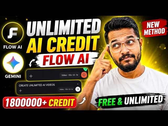 Google Flow Unlimited Credits Free? | Google Flow AI Free Subscription & Veo 3.1 AI Video Tutorial
