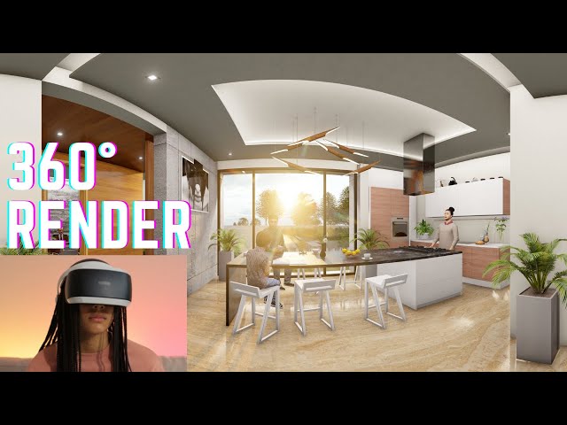 360 degree House Design Interior Scene (3d VR)