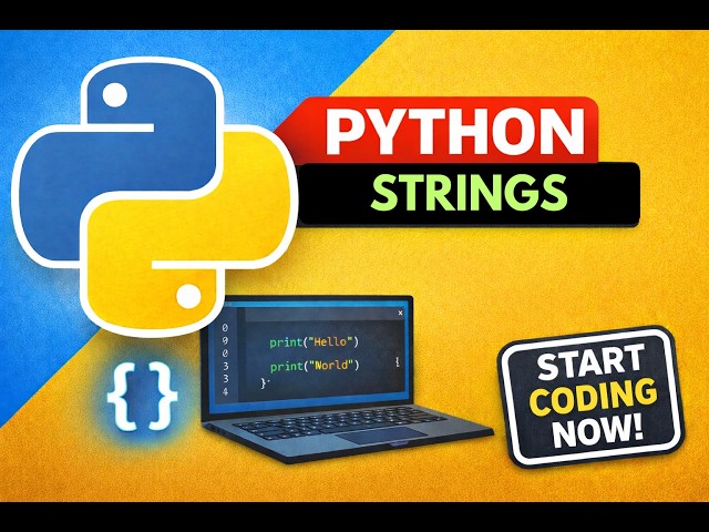 Python Strings Explained in Hindi | Python Full Course #13 | Indexing, Slicing, Methods & F-Strings