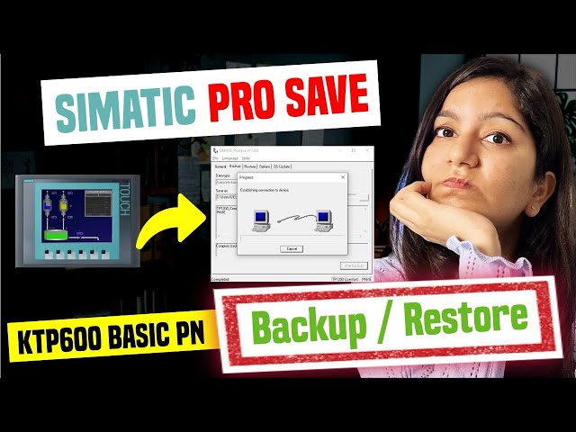 Siemens KTP600 Basic PN – Upload & Download (Backup & Restore) HMI Program | Step-by-Step Guide