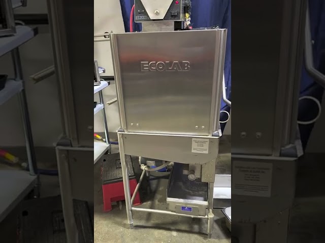 Lot 36 - Ecolab Upright Hood Dishwasher ES-2000CS, Used, Tested/Working