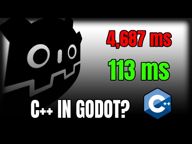 I Rewrote My Godot Code in C++ and Got 8,700% Better Performance