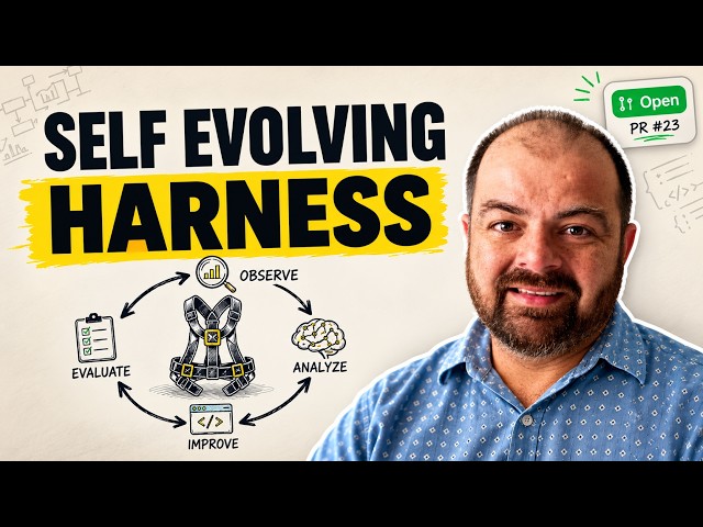 Self-Improving AI Agents | Evolving the Harness, Not the Model
