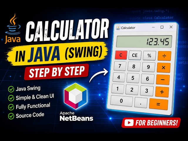 Calculator in Java (Swing) - NetBeans