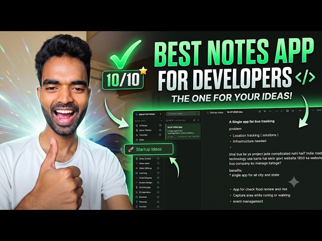 Every Developer Needs this Note App! (Best Coding Notes App)
