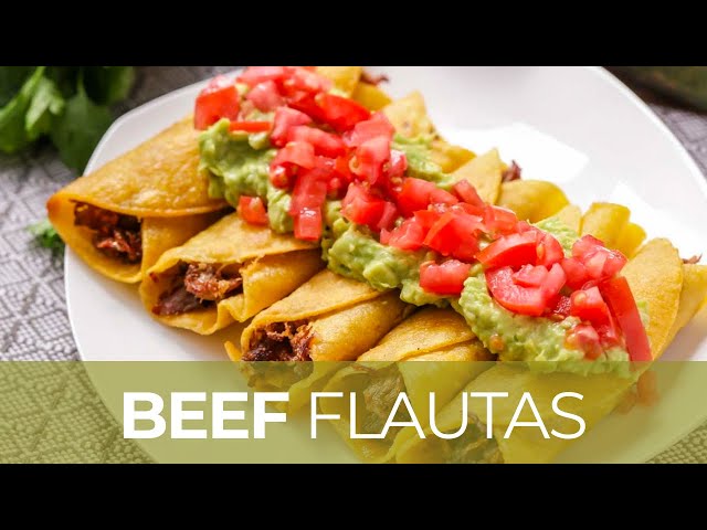 Beef Flautas