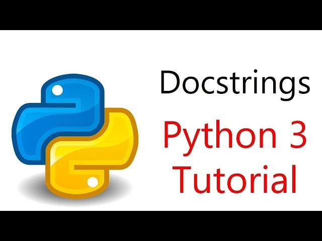 Python OOP - 4 - Docstring in Python