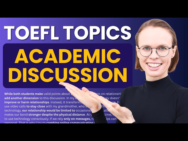 Academic Discussion TOEFL: Topics and Examples