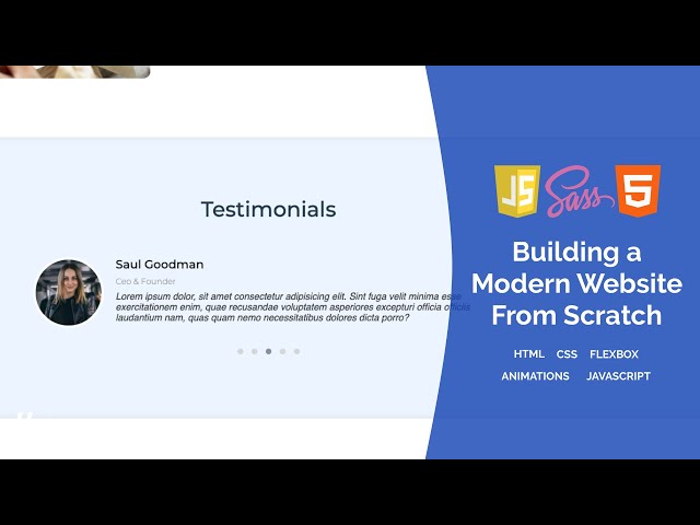 Creating a Carousel with Owl Carousel 2 | Build a Modern Responsive Website From Scratch - #7