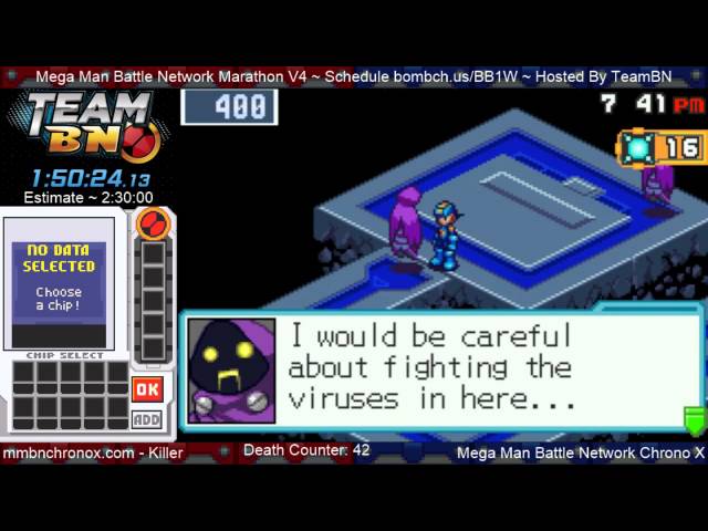 TeamBN's Marathon V4 - Mega Man Battle Network Chrono X New Content Sneak Peek!
