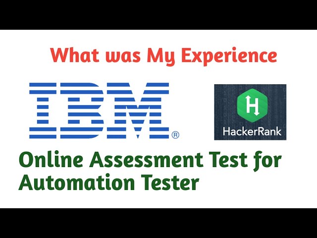 IBM Online Assessment Test Experience | IBM Hackerrank Test