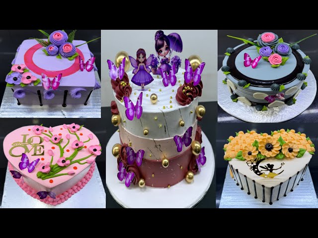 Beautiful Cake Decoration Ideas | Gorgeous Butterfly & Floral Cake Designs 2. Stunning Birthday Cake