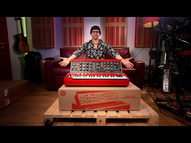 Insane Red Minimoog D Just Arrived 🎹 (Only 500 Made!)