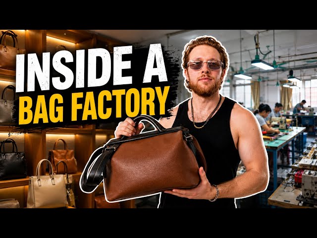 Inside a Chinese Leather Goods Factory | The Truth About Sourcing in China