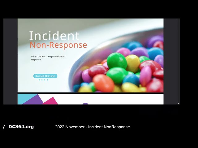 Incident Non-Response