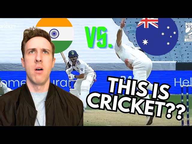 AMERICAN REACTS to CRICKET - FIRST TIME WATCHING (Australia vs. India)