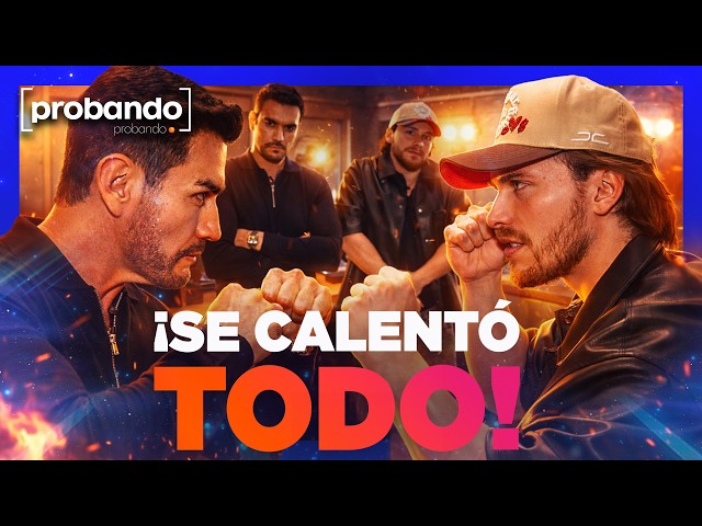 ¡Casi se agarran! David Zepeda ASUSTA a Aldo de Nigris en su debut como ACTOR en Televisa