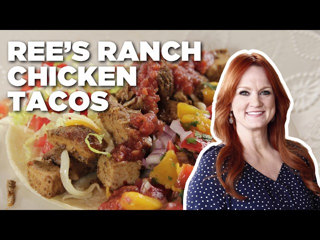 Ree Drummond’s Ranch Chicken Tacos | The Pioneer Woman | Food Network