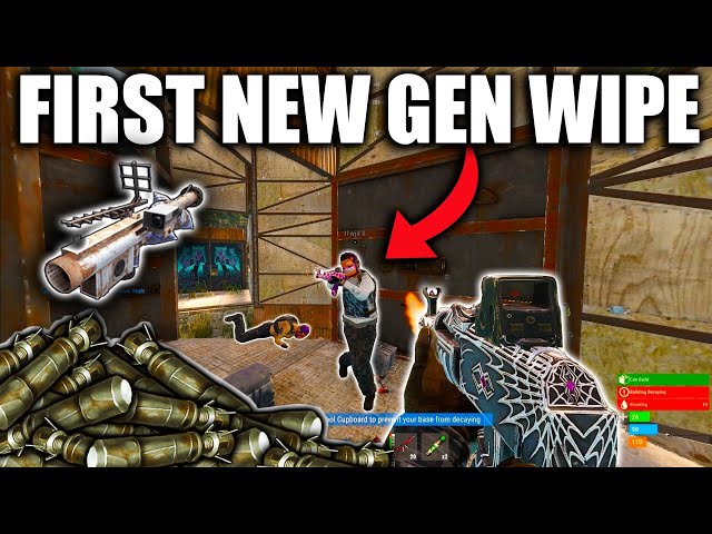 My First New Gen Wipe - Rust Console Edition