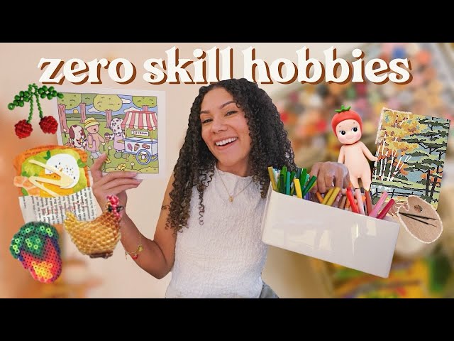 15 Beginner Cozy Hobbies - zero skills required to jump in!
