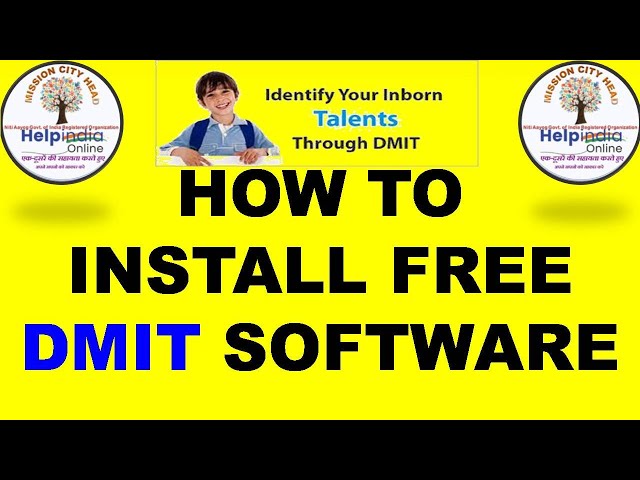 HOW TO INSTALL DMIT SOFTWARE FREE  ll DR. PANKAJ VERMA