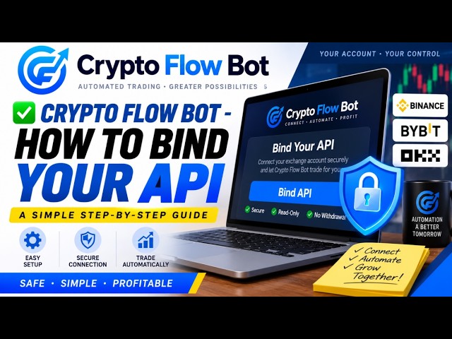 ✅ How to Connect Crypto Flow Bot to Binance | Complete API Binding Tutorial (Step-by-Step)