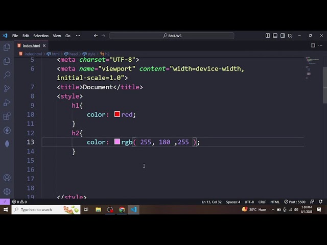 Color Code | Background Image| Border | Margin & Padding in CSS