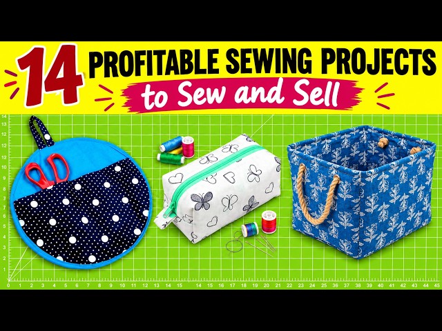 14 PROFITABLE SEWING PROJECT IDEAS TO SEW AND SELL | REUSE OR RECYCLE OLD CLOTHES @diyprocessbyhema