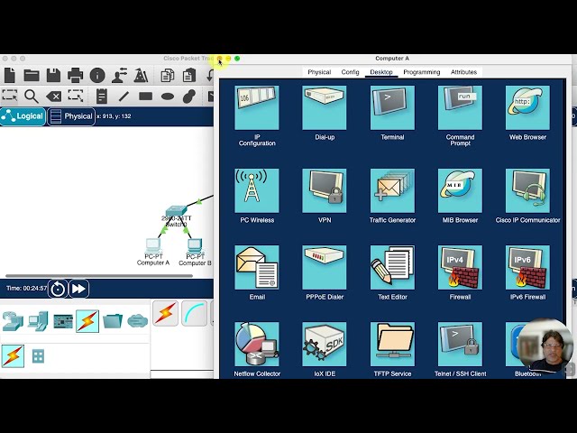 Data Communications and Networks - Lecture 12 - Section 2 - Cisco Packet Tracer w/ Router & Switches