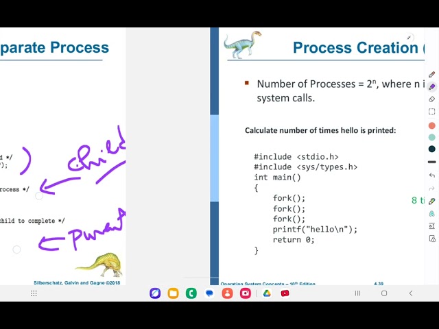 Operations on Processes