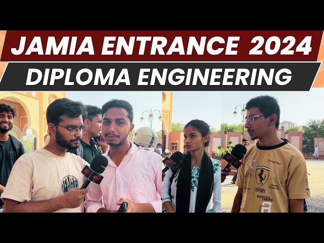 jamia Diploma Engineering Entrance exam 2024 |Jamia Polytechnic |Nai Udaan |Hashmat Saeed