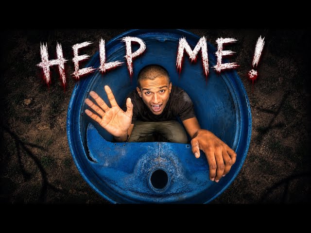 24 Hours in a Water Drum Challenge (No Escape!)