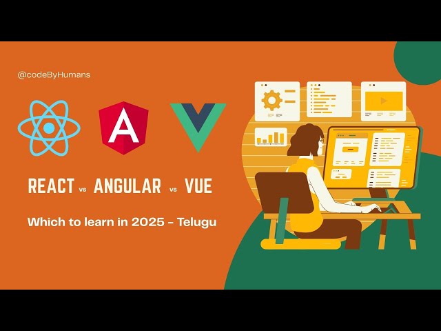 React vs Angular vs Vue | Best JavaScript Framework in 2025? | Telugu Web Development Guide