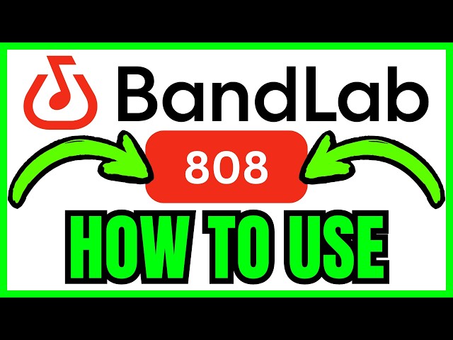 How To USE 808 In BandLab (QUICK & EASY) 2026