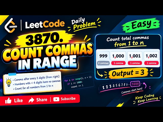 LeetCode 3870 Explained |Count Commas in Range | Python Solution