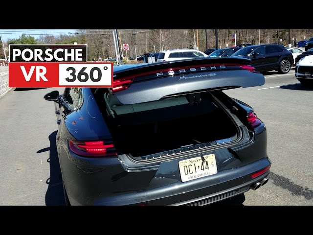 (VR) 2017 Panamera Trunk Opening Inside View 360°