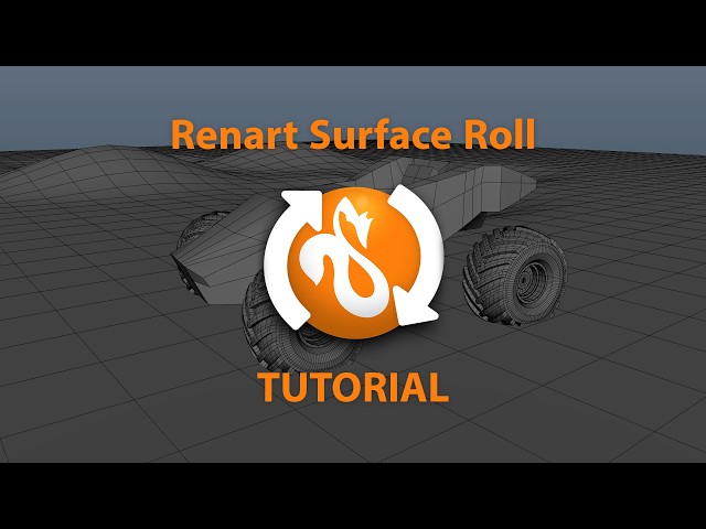 Renart Surface Roll — Roll Any Object on Any Surface in Maya