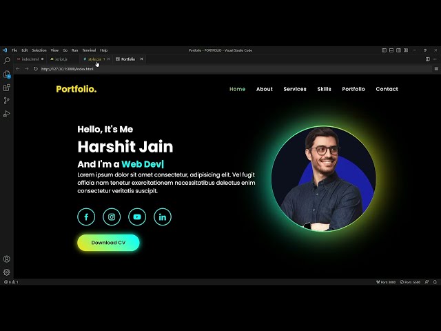 I Built a Portfolio Website from Scratch with AI