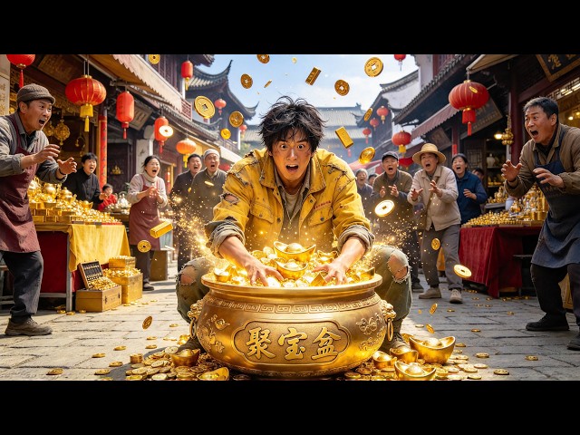 Awakens Cornucopia—blood unlocks copy; with beauty CEO, crushes antique/jewelry rivals, gets rich!