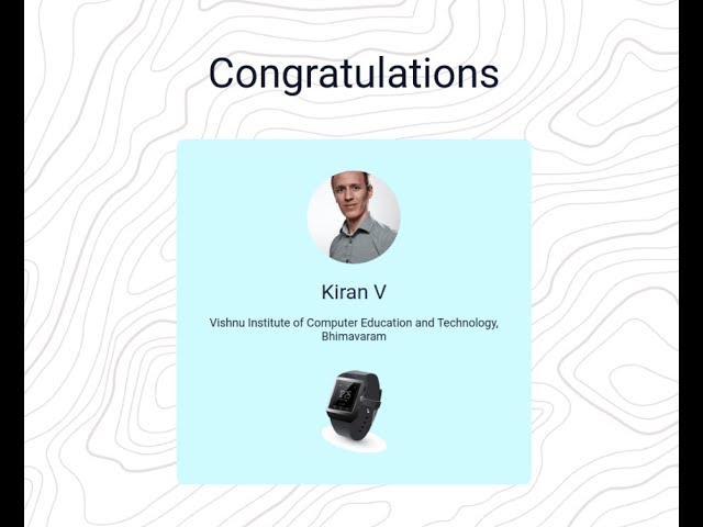 CODING PRACTICE 1 | CONGRATS CARD | REACT JS | CCBP 4.O | CCBP