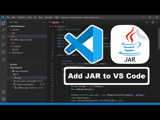 Add JAR Files to Java Projects using Visual Studio Code 2021 | Two Methods to Add JAR dependencies