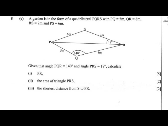 Trigonometry Paper 2 2025 GCE.