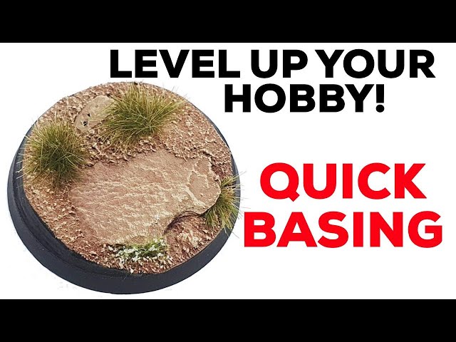How to base miniatures FAST - Limestone Basing Tutorial