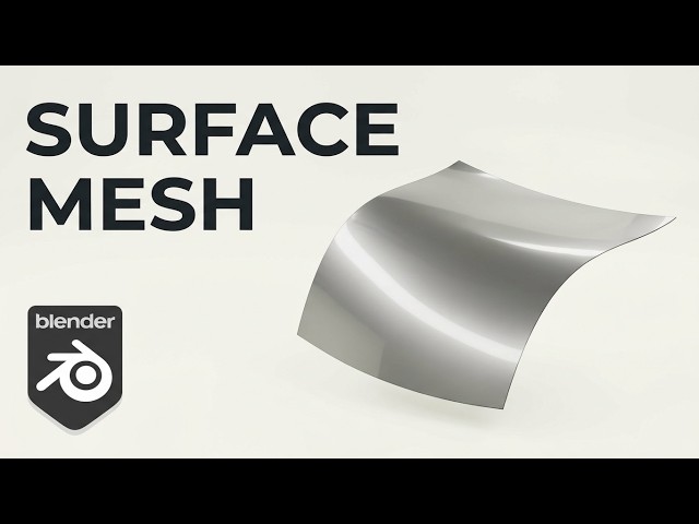 Blender Addon - Surface Mesh - Tutorial 😉