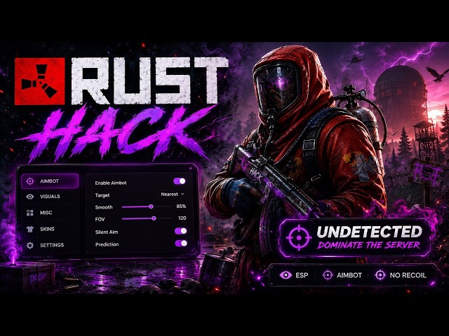 FREE Rust Hack 2026 | ⚡️ Aimbot + ESP + Wallhack + No Recoil | Undetected! | Newest EAC Bypass!