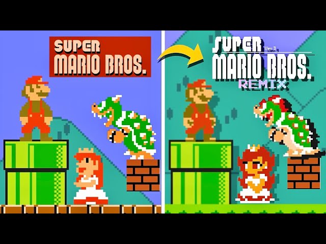 Super Mario Bros. REMIX - Fan-Game Playthrough